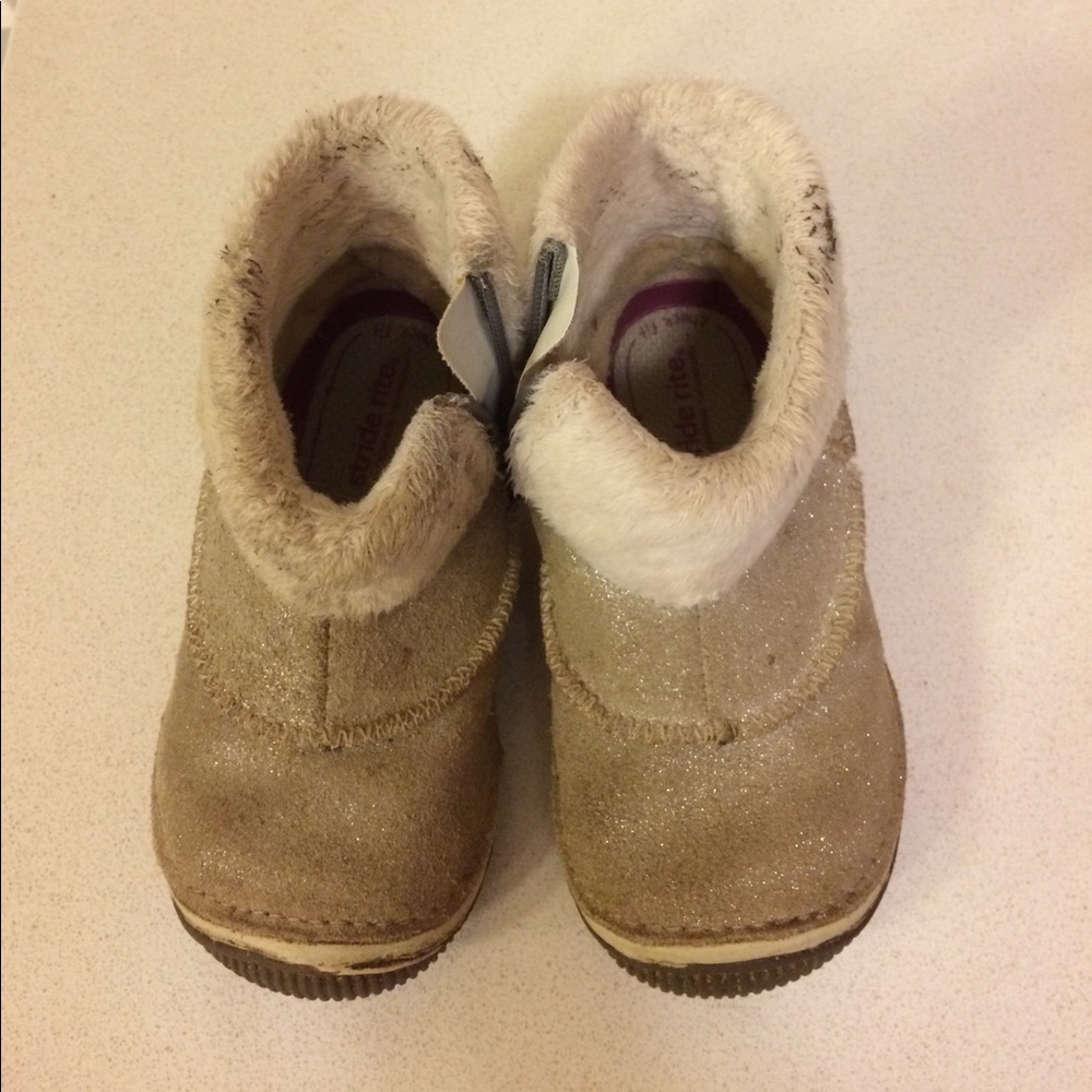 Girls stride rite sparkle boots size 7